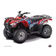  Karosszéria védő dekor matrica készlet Quad HONDA Freegun eyed Piros Széria