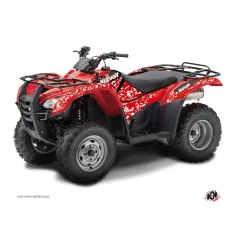  Karosszéria védő dekor matrica készlet Quad HONDA Predator Piros Széria