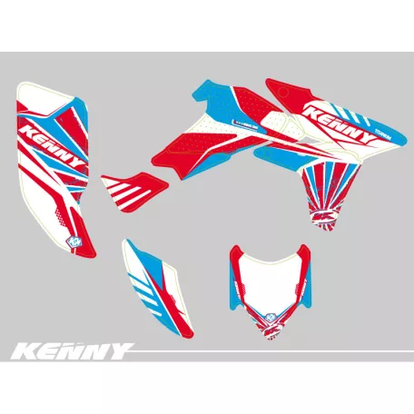 Karosszéria védő dekor matrica készlet Quad HONDA Kenny Széria