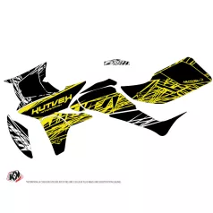   Karosszéria védő dekor matrica készlet Quad HONDA Eraser fluo Sárga Széria