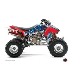   Karosszéria védő dekor matrica készlet Quad HONDA Freegun eyed Piros Széria