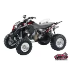 Karosszéria védő dekor matrica készlet Quad HONDA Trash Fekete/Piros Széria