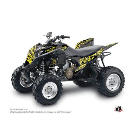 Karosszéria védő dekor matrica készlet Quad HONDA Eraser fluo Sárga Széria