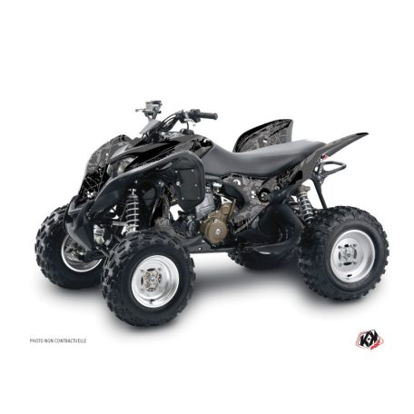 Karosszéria védő dekor matrica készlet Quad HONDA Zombies dark Fekete Széria