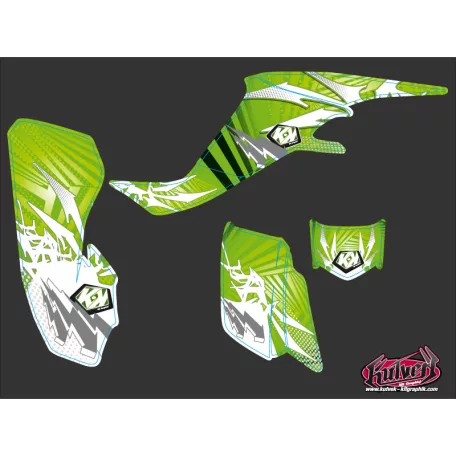 Karosszéria védő dekor matrica készlet Quad KAWASAKI Graff Széria