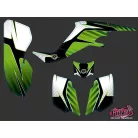 Karosszéria védő dekor matrica készlet Quad KAWASAKI Factory Széria