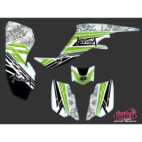 Karosszéria védő dekor matrica készlet Quad KAWASAKI Spirit Széria