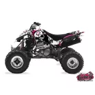 Karosszéria védő dekor matrica készlet Quad KAWASAKI Trash Fekete/Rózsaszín Széria