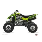 Karosszéria védő dekor matrica készlet Quad KAWASAKI Eraser Zöld/Fekete Széria