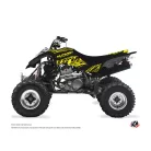 Karosszéria védő dekor matrica készlet Quad KAWASAKI Eraser fluo Sárga Széria