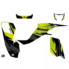   Karosszéria védő dekor matrica készlet Quad KAWASAKI Stage Zöld Széria