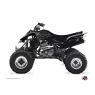 Karosszéria védő dekor matrica készlet Quad KAWASAKI Zombies dark Fekete Széria