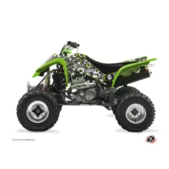   Karosszéria védő dekor matrica készlet Quad KAWASAKI Freegun eyed Zöld Széria