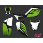 Karosszéria védő dekor matrica készlet Quad KAWASAKI Factory Széria