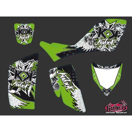 Karosszéria védő dekor matrica készlet Quad KAWASAKI Demon Széria
