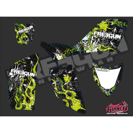 Karosszéria védő dekor matrica készlet Quad KAWASAKI Freegun Széria