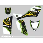 Karosszéria védő dekor matrica készlet Quad KAWASAKI Kenny Széria
