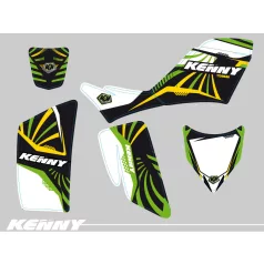   Karosszéria védő dekor matrica készlet Quad KAWASAKI Kenny Széria