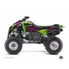 Karosszéria védő dekor matrica készlet Quad KAWASAKI Eraser Zöld Széria