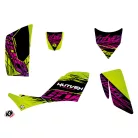 Karosszéria védő dekor matrica készlet Quad KAWASAKI Eraser Zöld Széria