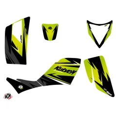  Karosszéria védő dekor matrica készlet Quad KAWASAKI Stage Zöld Széria