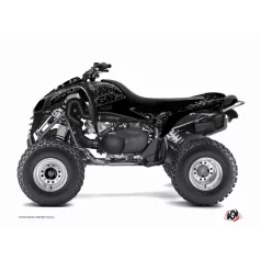   Karosszéria védő dekor matrica készlet Quad KAWASAKI Zombies dark Fekete Széria