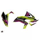 Karosszéria védő dekor matrica készlet Quad KAWASAKI Eraser Zöld Széria