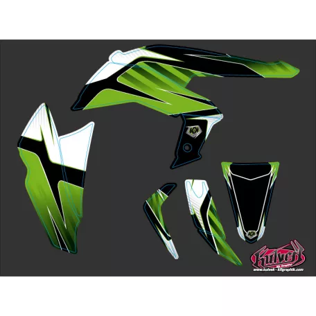 Karosszéria védő dekor matrica készlet Quad KAWASAKI Factory Széria