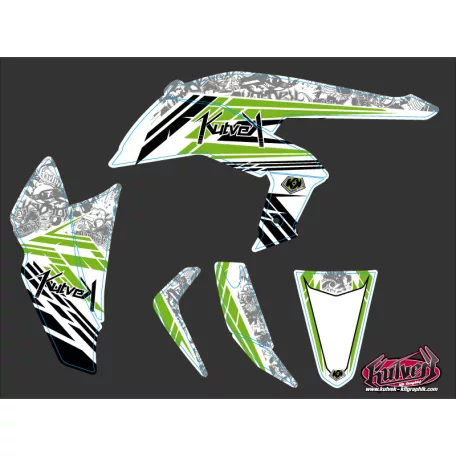 Karosszéria védő dekor matrica készlet Quad KAWASAKI Spirit Széria
