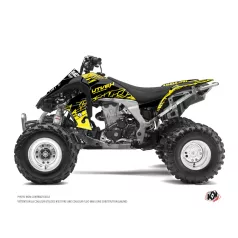   Karosszéria védő dekor matrica készlet Quad KAWASAKI Eraser fluo Sárga Széria