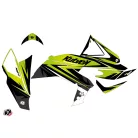 Karosszéria védő dekor matrica készlet Quad KAWASAKI Stage Zöld Széria