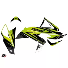   Karosszéria védő dekor matrica készlet Quad KAWASAKI Stage Zöld Széria