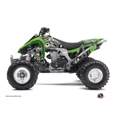   Karosszéria védő dekor matrica készlet Quad KAWASAKI Freegun eyed Zöld Széria