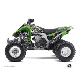   Karosszéria védő dekor matrica készlet Quad KAWASAKI Freegun eyed Zöld Széria