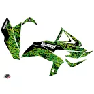 Karosszéria védő dekor matrica készlet Quad KAWASAKI Predator Fekete/Zöld Széria