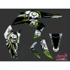 Karosszéria védő dekor matrica készlet Quad KAWASAKI Trash Fekete/Zöld Széria