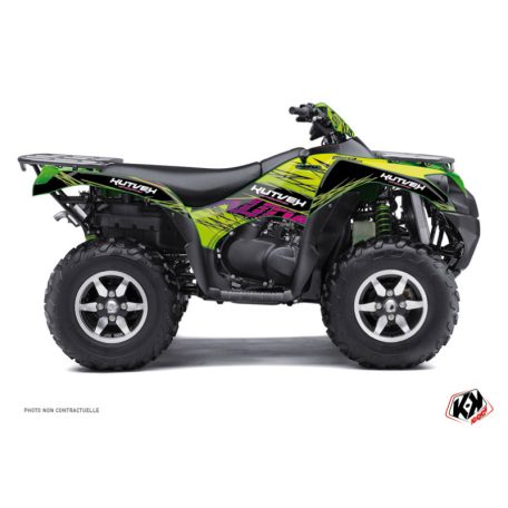 Karosszéria védő dekor matrica készlet Quad KAWASAKI Eraser Zöld Széria