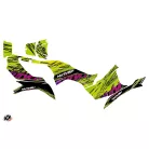 Karosszéria védő dekor matrica készlet Quad KAWASAKI Eraser Zöld Széria