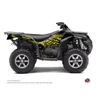 Karosszéria védő dekor matrica készlet Quad KAWASAKI Eraser fluo Sárga Széria