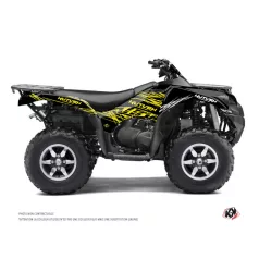   Karosszéria védő dekor matrica készlet Quad KAWASAKI Eraser fluo Sárga Széria
