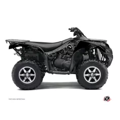   Karosszéria védő dekor matrica készlet Quad KAWASAKI Zombies dark Fekete Széria