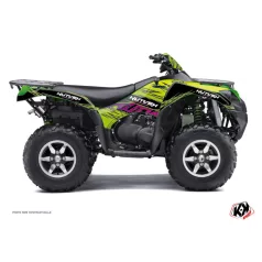   Karosszéria védő dekor matrica készlet Quad KAWASAKI Eraser Zöld Széria