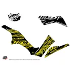 Karosszéria védő dekor matrica készlet Quad KAWASAKI Eraser fluo Sárga Széria