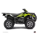 Karosszéria védő dekor matrica készlet Quad KAWASAKI Stage Zöld Széria