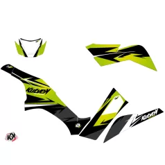   Karosszéria védő dekor matrica készlet Quad KAWASAKI Stage Zöld Széria