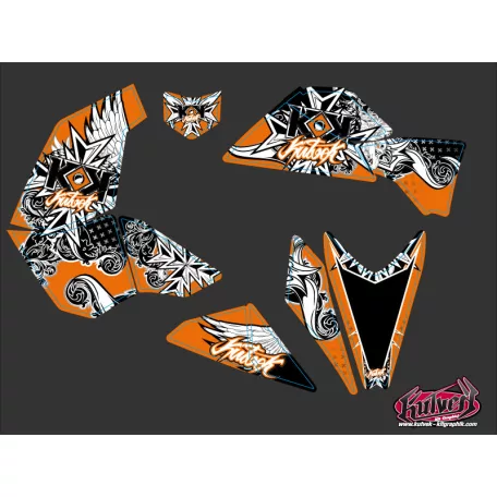 Karosszéria védő dekor matrica készlet Quad KTM Demon Széria