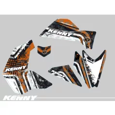   Karosszéria védő dekor matrica készlet Quad KTM Kenny Széria
