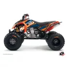 Karosszéria védő dekor matrica készlet Quad KTM Eraser Kék/Narancs Széria