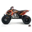 Karosszéria védő dekor matrica készlet Quad KTM Eraser Narancs/Fekete Széria