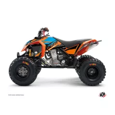   Karosszéria védő dekor matrica készlet Quad KTM Stage Narancs/Kék Széria